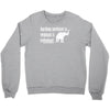 anything unrelated to elephants is irrelephant Crewneck Sweatshirt