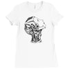 robot girl machine Ladies Fitted T-Shirt