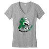 never stop fighting Women's V-Neck T-Shirt