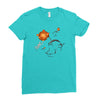 space bait Ladies Fitted T-Shirt