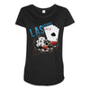 Las Vegas Maternity Scoop Neck T-shirt