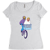 he t Women's Triblend Scoop T-shirt
