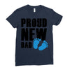proud new boy Ladies Fitted T-Shirt