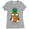pineapple summer Ladies Fitted T-Shirt
