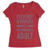 cleverly disguised Women's Triblend Scoop T-shirt