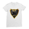 protected by boxer security Ladies Fitted T-Shirt
