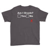am i drunk Youth Tee