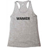 wanker brit british england english gift idea expat dad funny tee shir Racerback Tank
