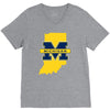 indiana for michigan V-Neck Tee