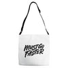 must go faster Adjustable Strap Totes