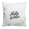 nasty woman Throw Pillow