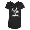 i can drive a stick Maternity Scoop Neck T-shirt