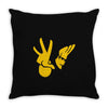 new johnny bravo Throw Pillow