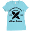 wave patrol Ladies Fitted T-Shirt
