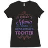 stolze mama einer grossartigen tochter hoodie Ladies Fitted T-Shirt