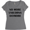 no more unicorns anymore Women's Triblend Scoop T-shirt