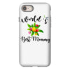 world's best mommy with flowers iPhone 8