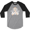 Careful I Already Kicked Cancer Ass 3/4 Sleeve Shirt