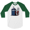 defacing the phonebox hoody 3/4 Sleeve Shirt