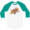 pizza jet 3/4 Sleeve Shirt