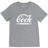 cock taste the difference mens v neck V-Neck Tee