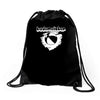 bademeister fun wasserball play keeper baywatch ocean beach Drawstring Bags
