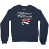 necessity is the mother Crewneck Sweatshirt