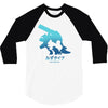 mega water 3/4 Sleeve Shirt