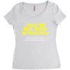 best sister crazy scarry Women's Triblend Scoop T-shirt