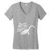 lochness monster Women's V-Neck T-Shirt