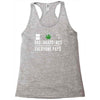 gas, grass or ass everyone pays Racerback Tank