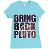 bring back pluto Ladies Fitted T-Shirt