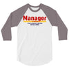Manager Of Myselfy i Was Nobody Before Social Media 3/4 Sleeve Shirt