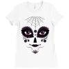 girl day of the dead Ladies Fitted T-Shirt