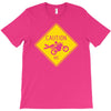 motorcycle caution sign T-Shirt