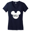 Mr. and Mrs. Matching Women's V-Neck T-Shirt
