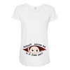 June Peeking Out Baby Boy Maternity Scoop Neck T-shirt