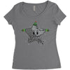 super death star Women's Triblend Scoop T-shirt