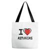 i love asturias Tote Bags