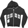 blue boxes Zipper Hoodie
