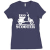 ego scooter  funny Ladies Fitted T-Shirt