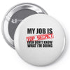 top secret Pin-back button