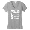 master baiter Women's V-Neck T-Shirt