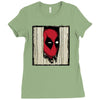 here's wade! Ladies Fitted T-Shirt