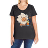 bffs (steven and lion) Ladies Curvy T-Shirt