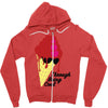 through being cool graphic Zipper Hoodie