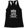 i'm a biker papa just like a normal papa except much cooler Racerback Tank