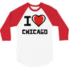 i love chicago 3/4 Sleeve Shirt