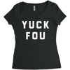 yuck fou Women's Triblend Scoop T-shirt