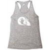 rabbit silhouette Racerback Tank